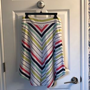 Anthropologie Maeve a-line knit skirt